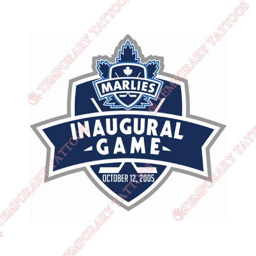 Toronto Marlies Customize Temporary Tattoos Stickers NO.9177